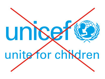 Unite for Childen is niet het logo van UNICEF