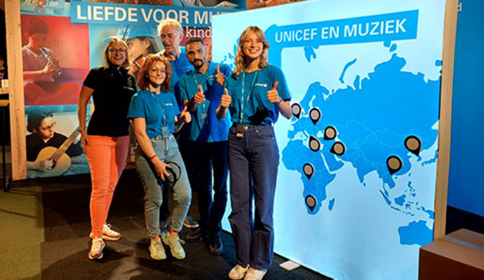 UNICEF-promotieteam
