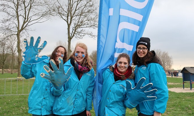 UNICEF vrijwilligers