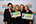 Directeur Suzanne Laszlo en Manager Partnerships, Anoek Hoijtink en Tamara Trotman lid van Raad van Toezicht ontvangen tijdens het Goed Geld Gala de cheque van ambassadeur Nicolette van Dam