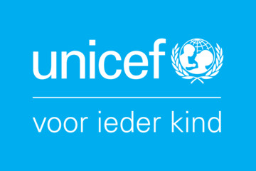 Het enige echte logo van UNICEF Nederland. Verknippen en gebruik zonder toestemming is niet toegestaan!