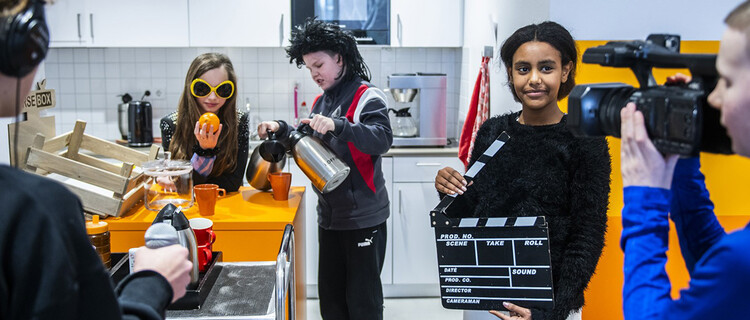 Kinderen maken een Kinderrechtenfilm