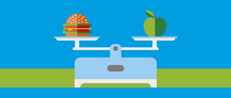 Illustratie voeding