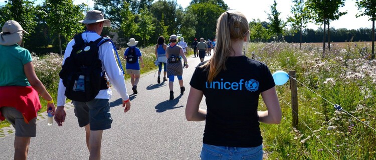 Nijmeegse4daagse voor UNICEF