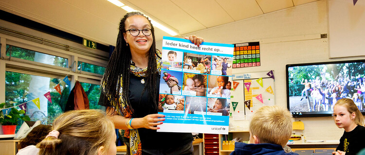 unicef-gastles in de klas