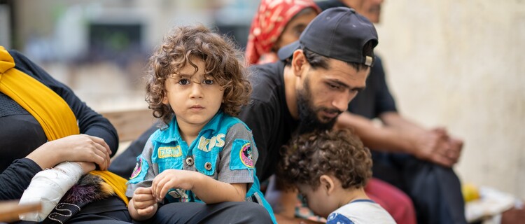 Amir ontheemd met gezin uit Zuid-Libanon