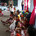Schuilen voor Mangkhut in een school in de Ilocos Norte Province, Filipijnen.