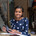 Meisje met tablet india uni355755